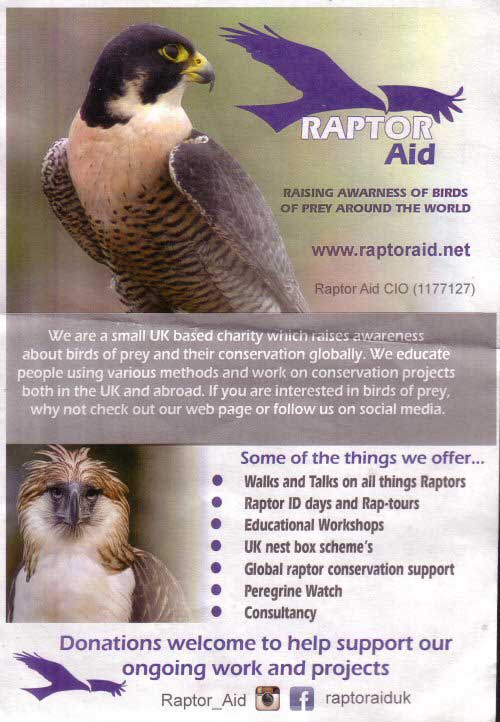 Chestertourist.com - Raptor Aid Boughton Chester Page 1